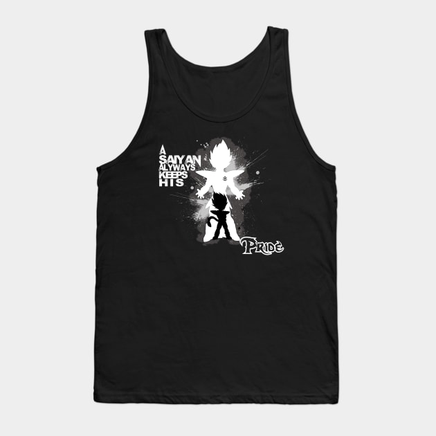 Vegeta Prince Of Saiyans Tank Top by Vibsz